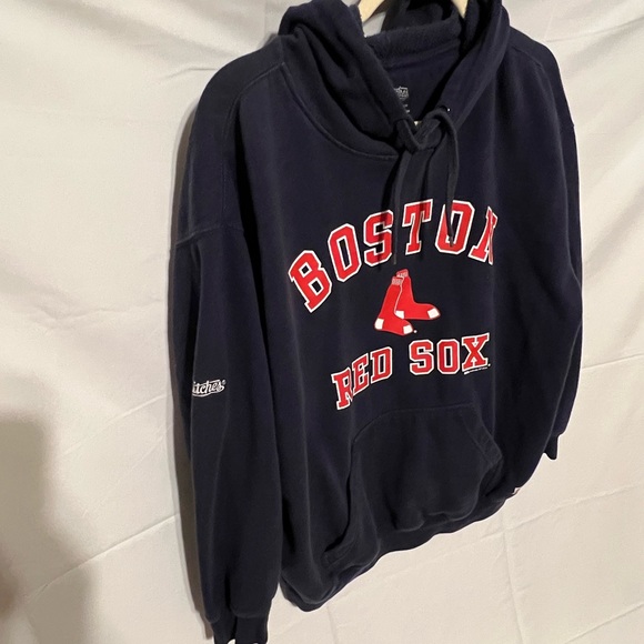 SOLD*** Sz L Boston Red Sox Hoodie Sweatshirt by STITCHES - Picture 9 of 11